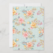 Jongen en meisjes Kleine Bunny Spring Birthday Kaart (Achterkant)