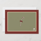 Jongen en meisjes Snowman - Uitnodiging van verjaa (Achterkant)