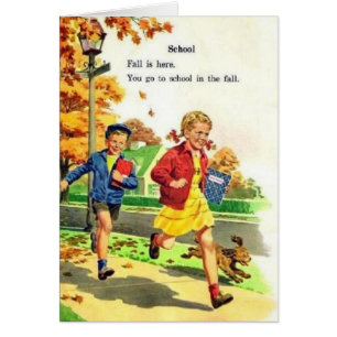 Jongen en meisjes Terug naar school