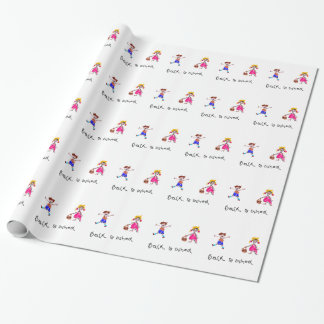 Jongen en meisjes - Terug naar school Cadeaupapier