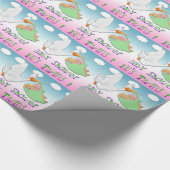 Jongen en meisjes tweelingen - Snel Baby shower Gi Cadeaupapier (Hoek)