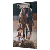 Jongen en paarden klembord (Links)