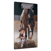 Jongen en paarden klembord (Rechts)