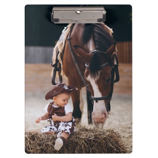 Jongen en paarden klembord (Voorkant)
