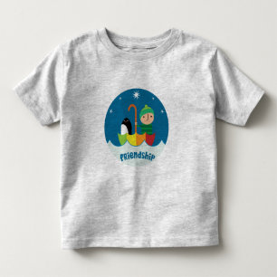 Jongen en pinguïns verloren en vonden vriendschap kinder shirts