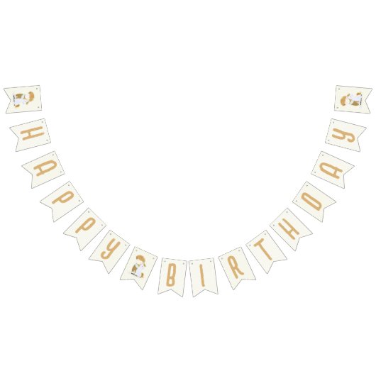 Jongen en Pony verjaardagsfeest, Happy Birthday Vlaggetjes (Alle)