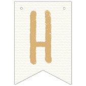 Jongen en Pony verjaardagsfeest, Happy Birthday Vlaggetjes (Tweede vlag)