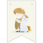 Jongen en Pony verjaardagsfeest, Happy Birthday Vlaggetjes (Eerste vlag)