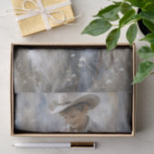 Jongen en ranchhond decoupage tissuepapier (Geschenk)