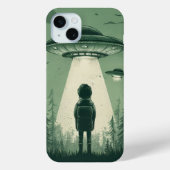 Jongen en UFO  Case-Mate iPhone Case (Achterkant)