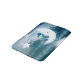 Jongen en zeepaardje Vist op de maan Badmat (Gekanteld)