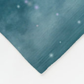 Jongen en zeepaardje Vist op de maan Fleece Deken (Hoek)