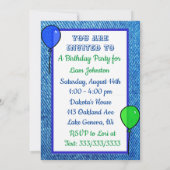 Jongen en zijn hond eerste verjaardag kaart (Achterkant)