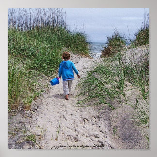 Jongen en zijn Poster