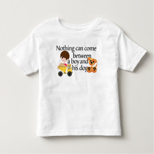 Jongen en z'n hond. Toddler Fine Jersey T-Shirt
