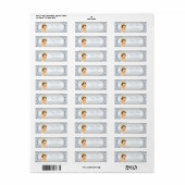 Jongen Engel Doop Doopfeest Etiket (Full Sheet)