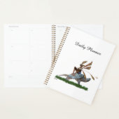 Jongen Fairy Riding Op Turtle Dagelijkse Planner (Display)