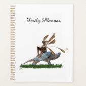 Jongen Fairy Riding Op Turtle Dagelijkse Planner (Voorkant)