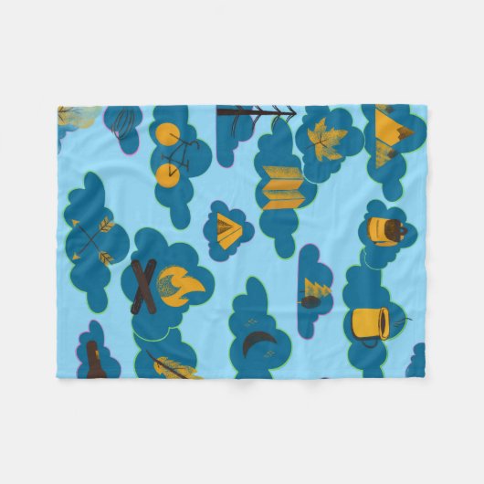 jongen fleece deken (Voorkant (Horizontaal))
