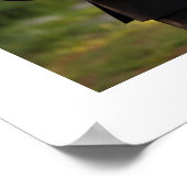 Jongen Foto eerste communiqué Dusty Blue Welkom Poster (Hoek)