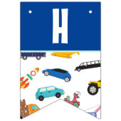 Jongen Foto's Voertuigpatroonfeest Kind Vlaggetjes (Tweede vlag)