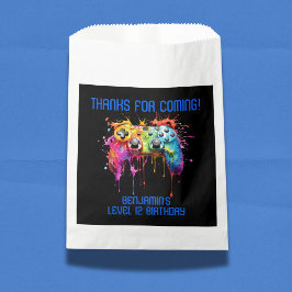 Jongen Gamer Blauw Videogame Party Favorieten Bedankzakje