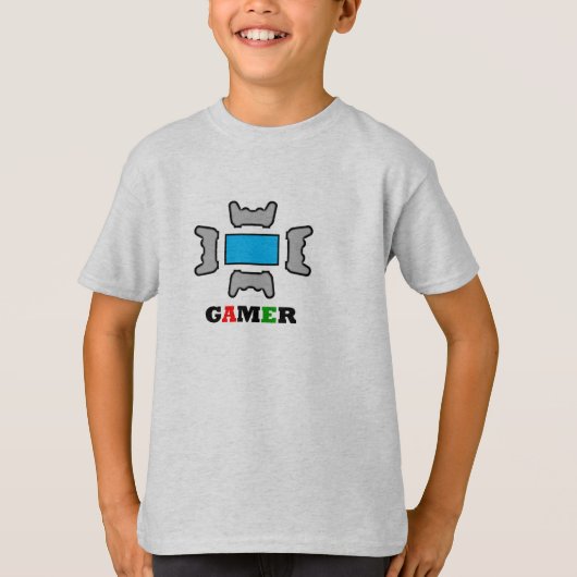 Jongen GAMER T-shirt (Voorkant)