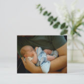 Jongen gefeliciteerd briefkaart (Staand voorkant)