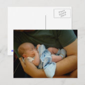 Jongen gefeliciteerd briefkaart (Voorkant / Achterkant)