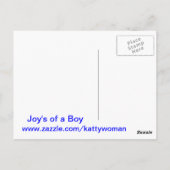 Jongen gefeliciteerd briefkaart (Achterkant)