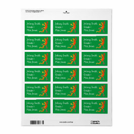 Jongen gekko hagedis reptiel naam boek labels