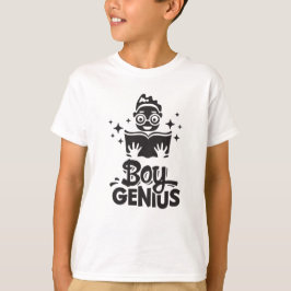 Jongen Genius terug naar school Kinder citaat T-shirt