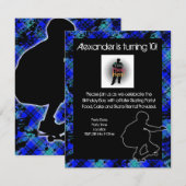 Jongen Gepersonaliseerde Skateboard Party Uitnodig Kaart (Voorkant / Achterkant)