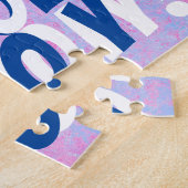 Jongen Geslacht onthullen puzzel (Zijkant)