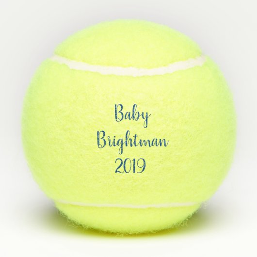 Jongen Geslacht onthullen Tennis Ball met Teddy Be Tennisballen (Achterkant)