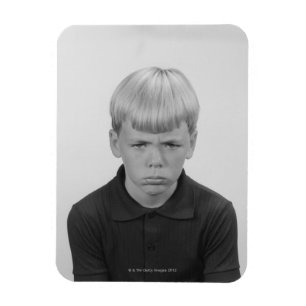 Jongen gezichtsuitdrukkingen magneet