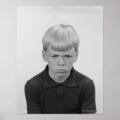 Jongen gezichtsuitdrukkingen poster (Voorkant)