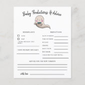 Jongen Ghost Little Boo Predictions & Advice Kaart (Voorkant)