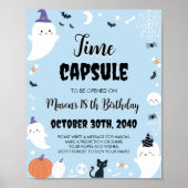 Jongen Ghost Verjaardag Tijd Capsule Teken Poster (Voorkant)