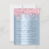 Jongen Gir Glitter zet roze blauw Baby shower koni Kaart (Voorkant)