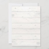 Jongen Giraffe Baby shower door Mail Invitation Kaart (Achterkant)