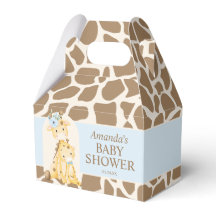 Jongen Giraffe Baby shower Gable Box