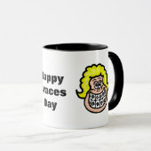 Jongen Girl Braces Day Mok (Voorkant rechts)