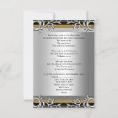 Jongen Girl First Heilige Commune Silver Gold Smal Kaart (Achterkant)