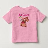 Jongen, Girl Monkeys Big Cousin Kinder Shirts (Voorkant)