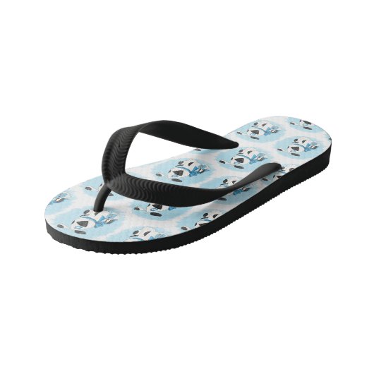 Jongen Goede Jongen Gevlekte Hond Kleurkrijt Illus Kinder Teenslippers (Schuin)