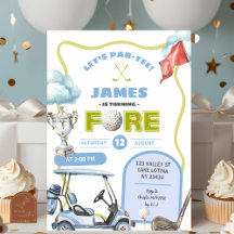 Jongen Golf Kind's Fore Verjaardag