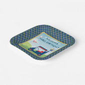 Jongen Golf Thema 3e Verjaardag Party Papieren Bordje (Gebogen)