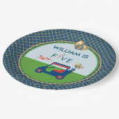 Jongen Golf Thema 5e Verjaardag Party Papieren Bordje (Gekanteld)