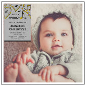 Jongen Gray Skull Spooky Halloween 1 verjaardag Kaart